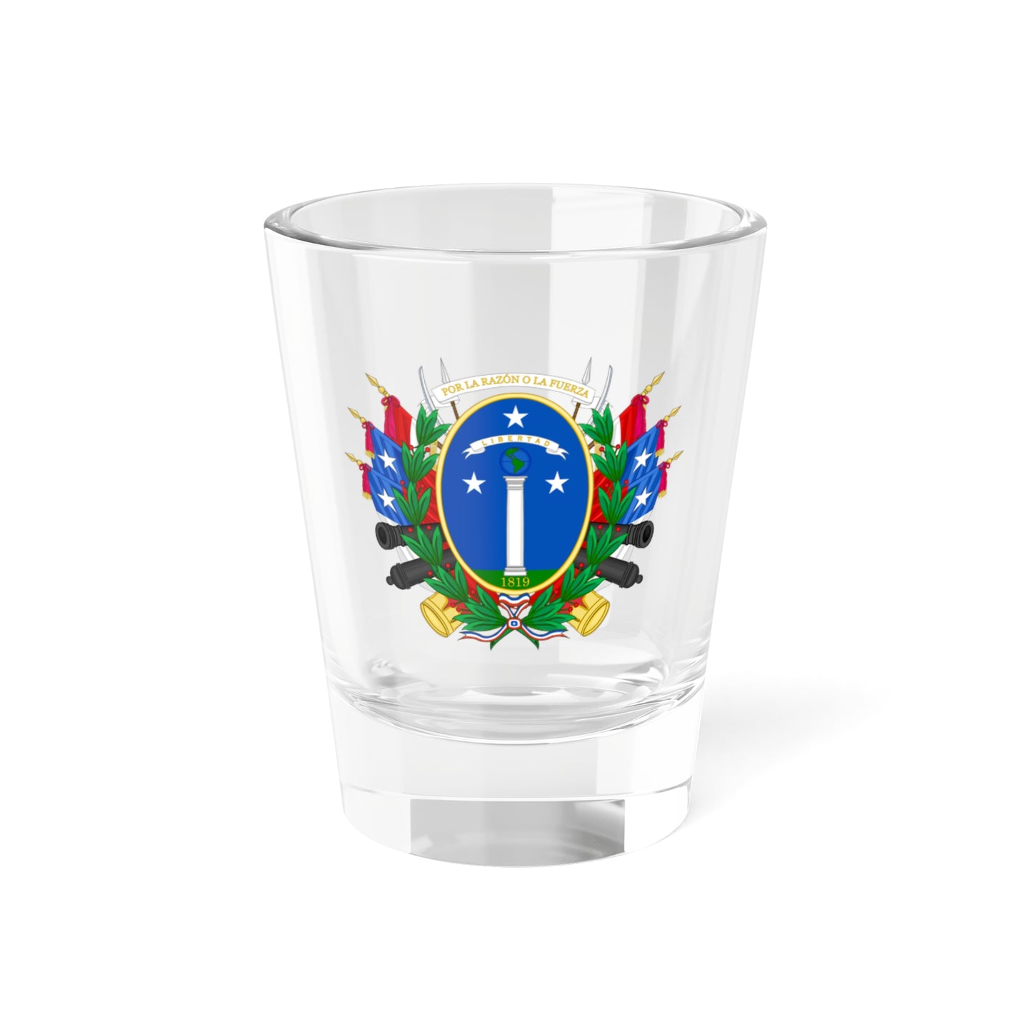 Greater Coat of Arms of Chile (1819-1834) - Shot Glass 1.5oz