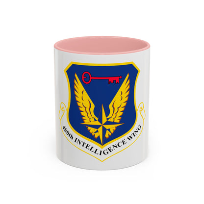 480th Intelligence Wing (U.S. Air Force) Accent Coffee Mug