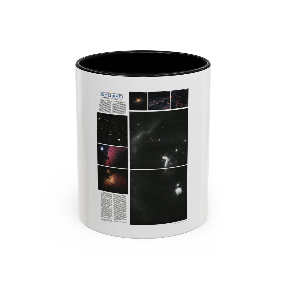 Heavens, The - Palomar Sky Survey (1983) (Map) Accent Coffee Mug