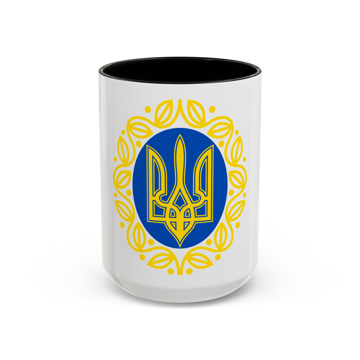 Coat of arms of Ukrainian People's Republic - Accent Coffee Mug