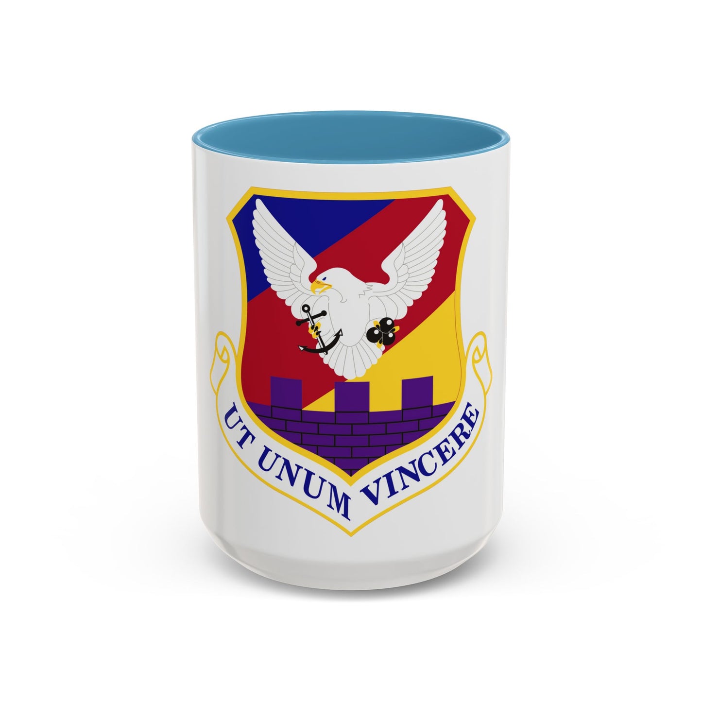 87th Air Base Wing Emblem (U.S. Air Force) Accent Coffee Mug