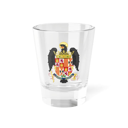 Coat of Arms of Queen Isabella of Castile (1492-1504) - Shot Glass 1.5oz