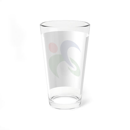 Flag of Misato Shimane (Japan) Pint Glass 16oz