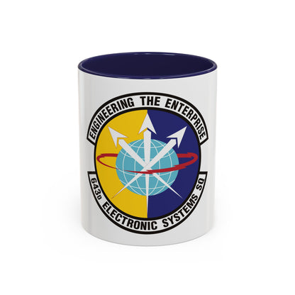 643d Electronic Systems Squadron (U.S. Air Force) Accent Coffee Mug