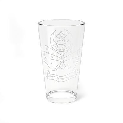 Emblem of East Pakistan 1956-1970 (Pakistan) (Coat of Arms) Pint Glass 16oz