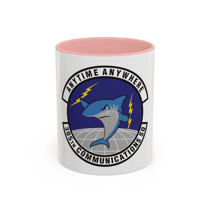 305th Communications Squadron (U.S. Air Force) Accent Coffee Mug