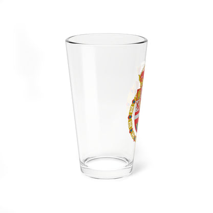 Escudo de Armas de Felipe II a Carlos II (Spain) (Coat of Arms) Pint Glass 16oz