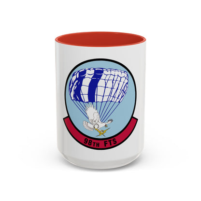 98 Flying Training Squadron AETC (U.S. Air Force) Accent Coffee Mug