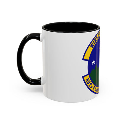 802d Communications Squadron (U.S. Air Force) Accent Coffee Mug