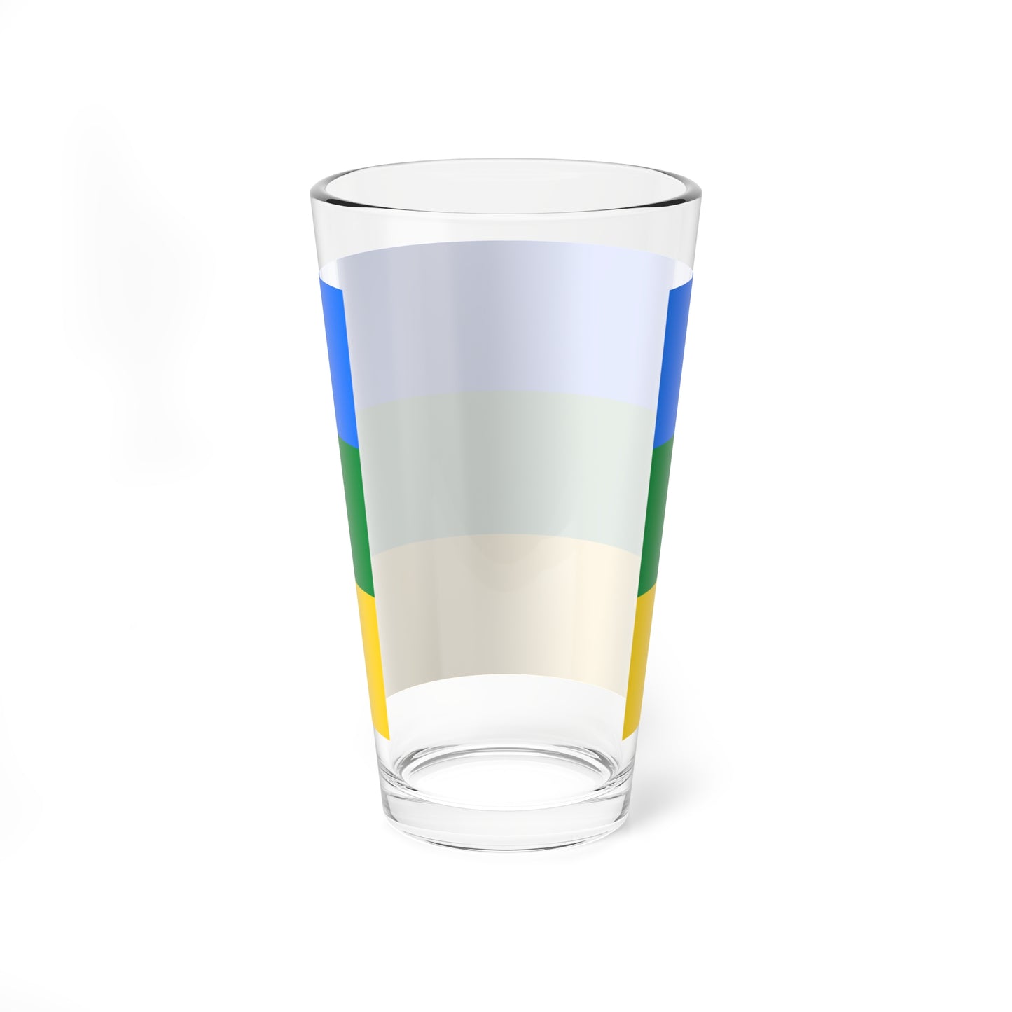 Flag of Sladkovsky rayon Tyumen oblast 2003 (Russia) Pint Glass 16oz