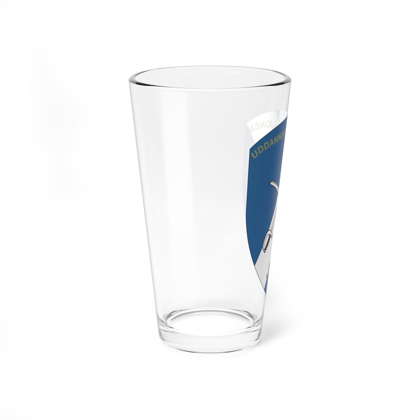 Emblem for the V-JDR (Denmark) (Coat of Arms) Pint Glass 16oz