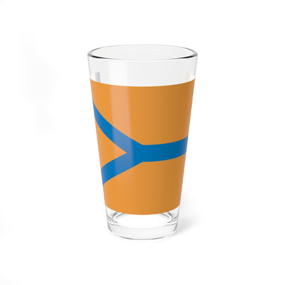 Flag of Cherepovets Vologda oblast (Russia) Pint Glass 16oz