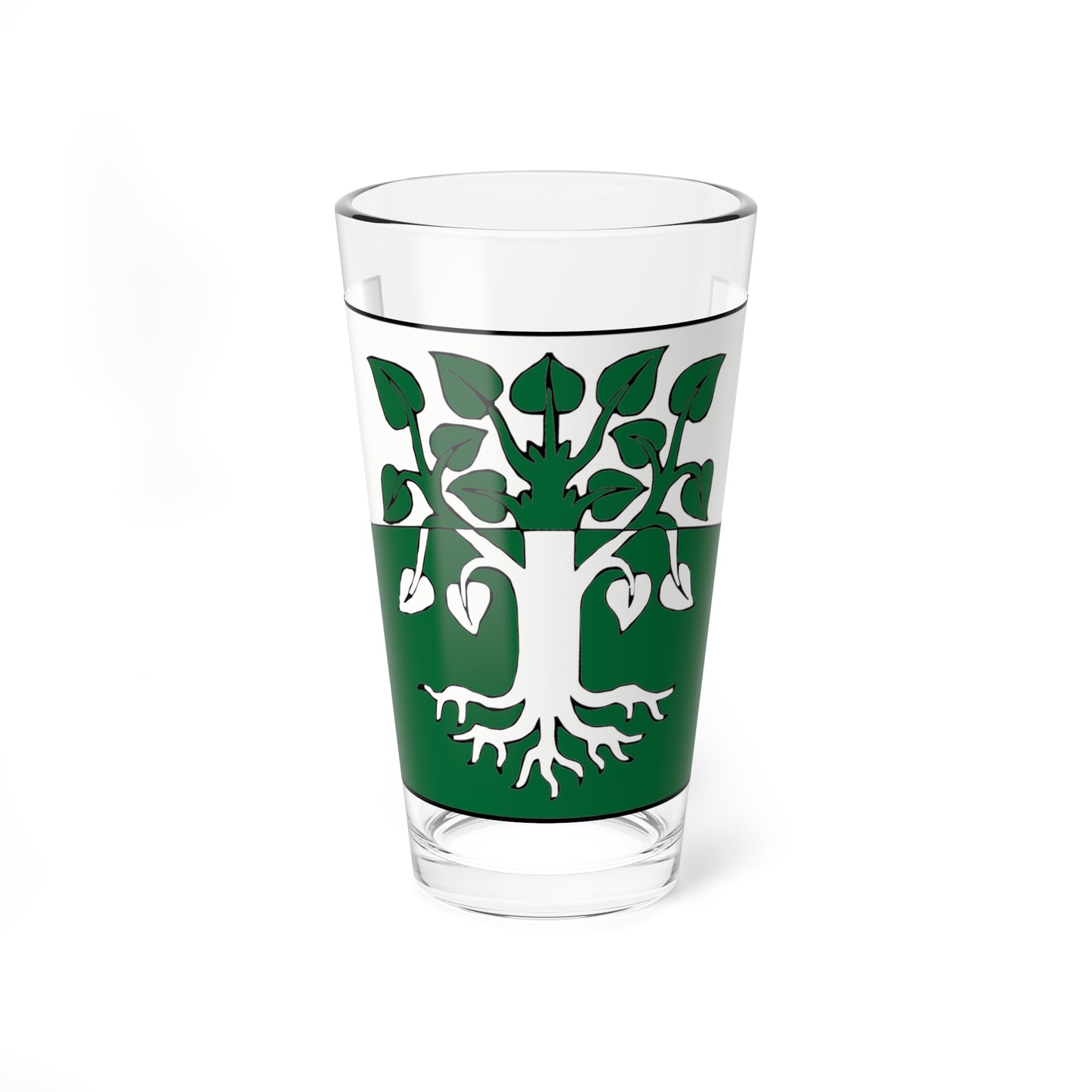 Flag Shcheglovo Leningrad oblast (Russia) Pint Glass 16oz