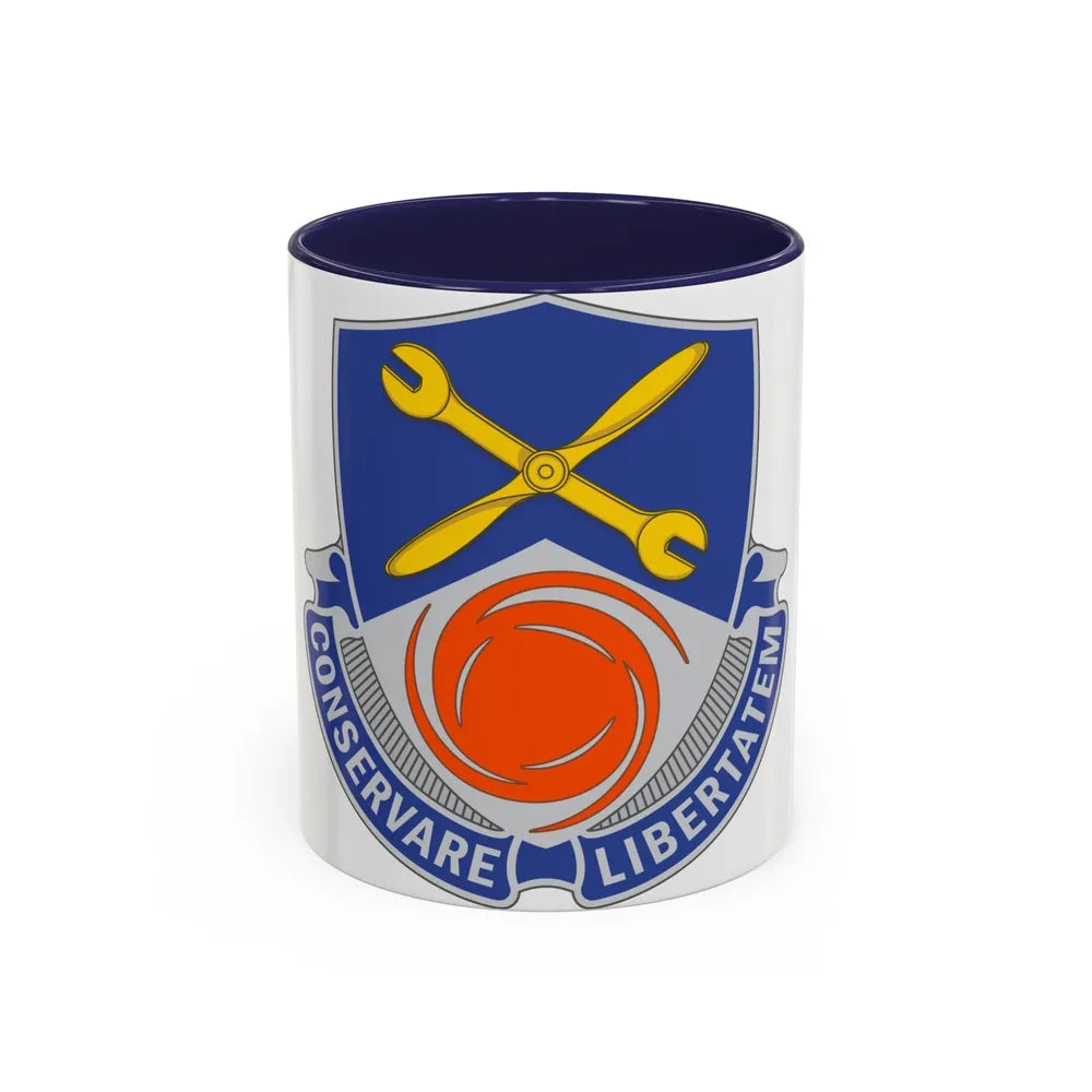 1108 Aviation Group (U.S. Army) Accent Coffee Mug-11oz-Navy-Go Mug Yourself