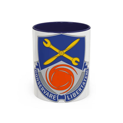 1108 Aviation Group (U.S. Army) Accent Coffee Mug-11oz-Navy-Go Mug Yourself