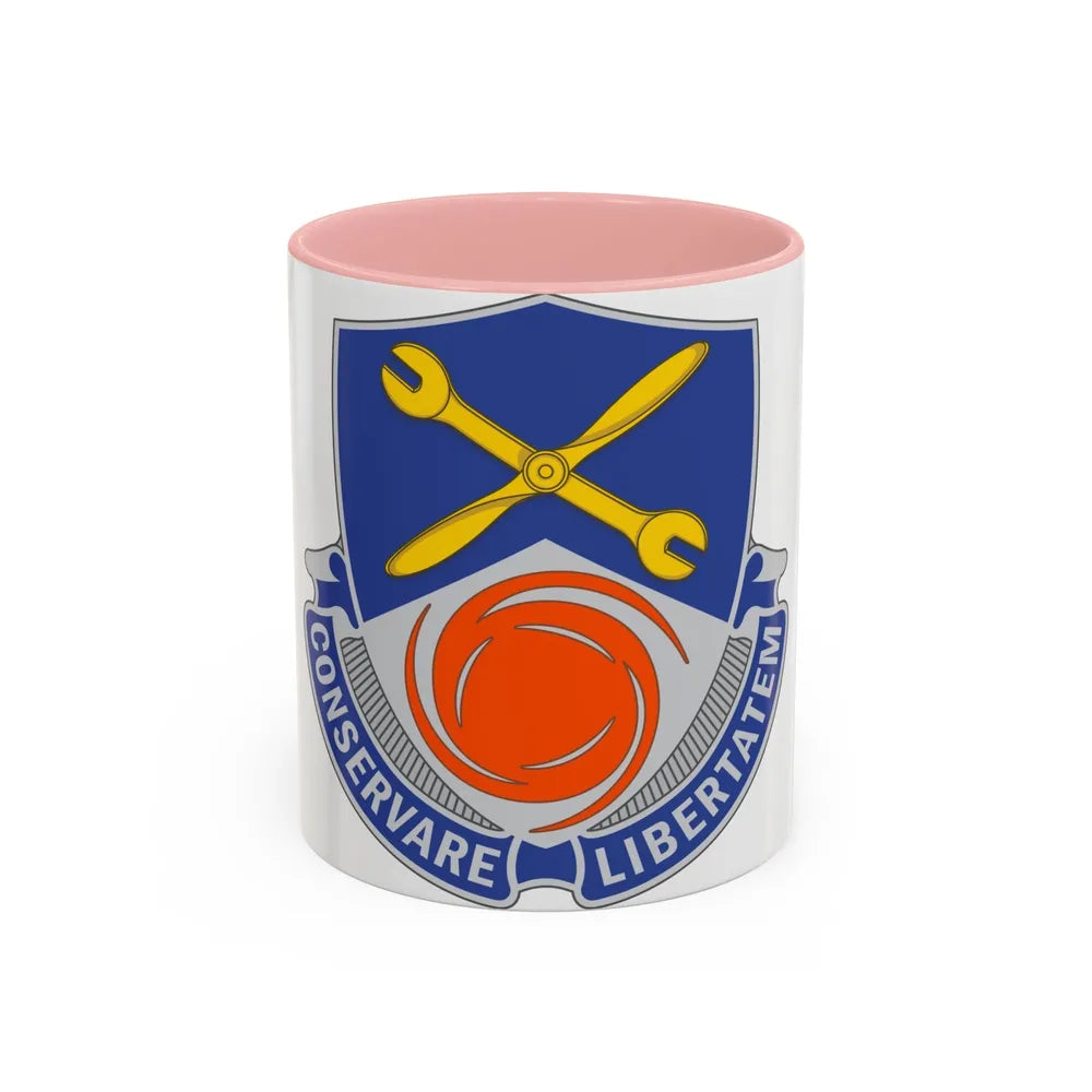 1108 Aviation Group (U.S. Army) Accent Coffee Mug-11oz-Pink-Go Mug Yourself