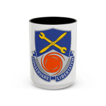 1108 Aviation Group (U.S. Army) Accent Coffee Mug-15oz-Black-Go Mug Yourself