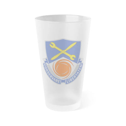 1108 Aviation Group (U.S. Army) Frosted Pint Glass 16oz-Go Mug Yourself