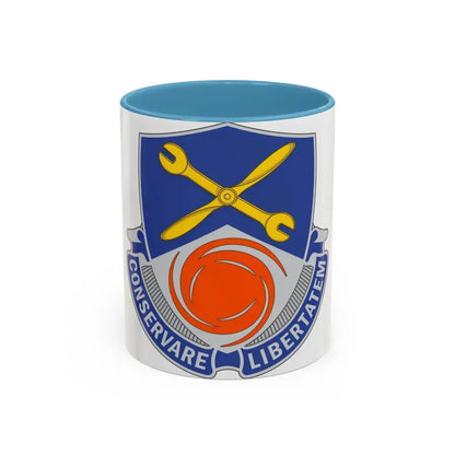 1108 Aviation Group (U.S. Army) Accent Coffee Mug 11oz Light Blue - Go Mug Yourself