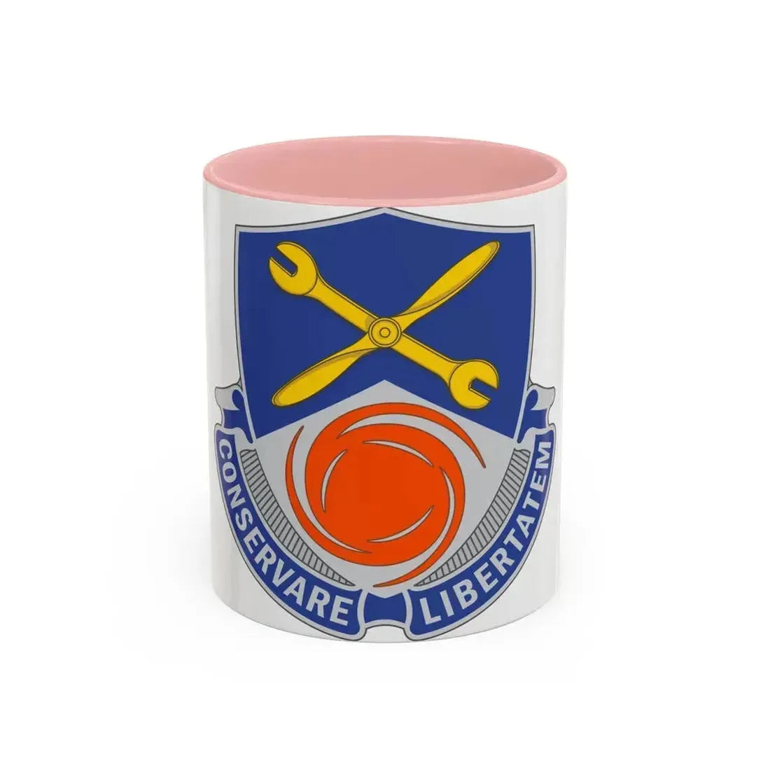 1108 Aviation Group (U.S. Army) Accent Coffee Mug 11oz Pink - Go Mug Yourself