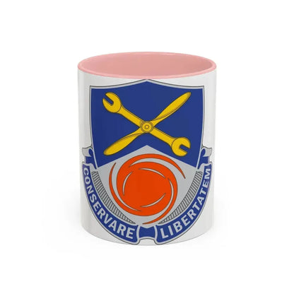 1108 Aviation Group (U.S. Army) Accent Coffee Mug 11oz Pink - Go Mug Yourself