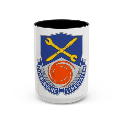 1108 Aviation Group (U.S. Army) Accent Coffee Mug 15oz Black - Go Mug Yourself