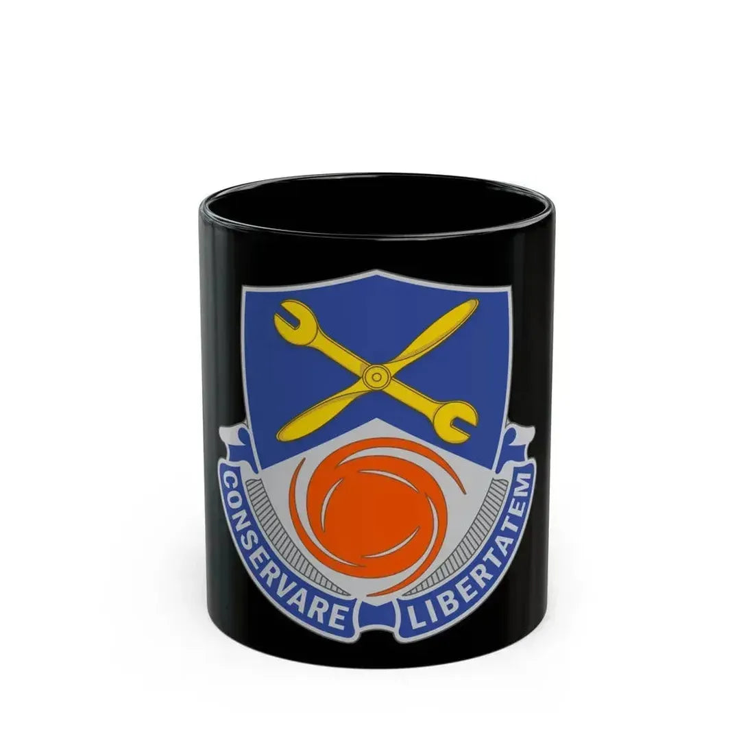 1108 Aviation Group (U.S. Army) Black Coffee Mug 11oz - Go Mug Yourself