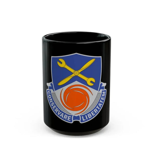 1108 Aviation Group (U.S. Army) Black Coffee Mug 15oz - Go Mug Yourself
