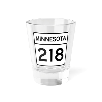 MN-218 1948 (Minnesota) (Road Sign) Shot Glass 1.5oz