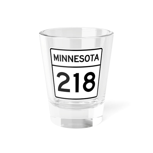 MN-218 1948 (Minnesota) (Road Sign) Shot Glass 1.5oz