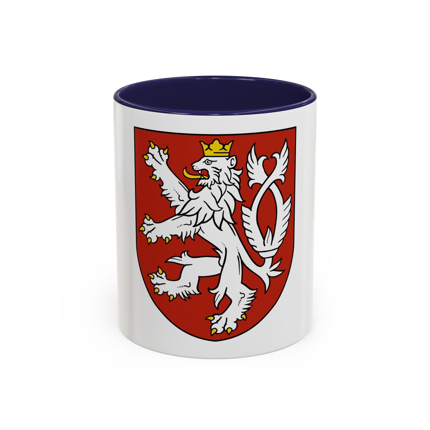 Small coat of arms of the Czech Republic - Accent Coffee Mug