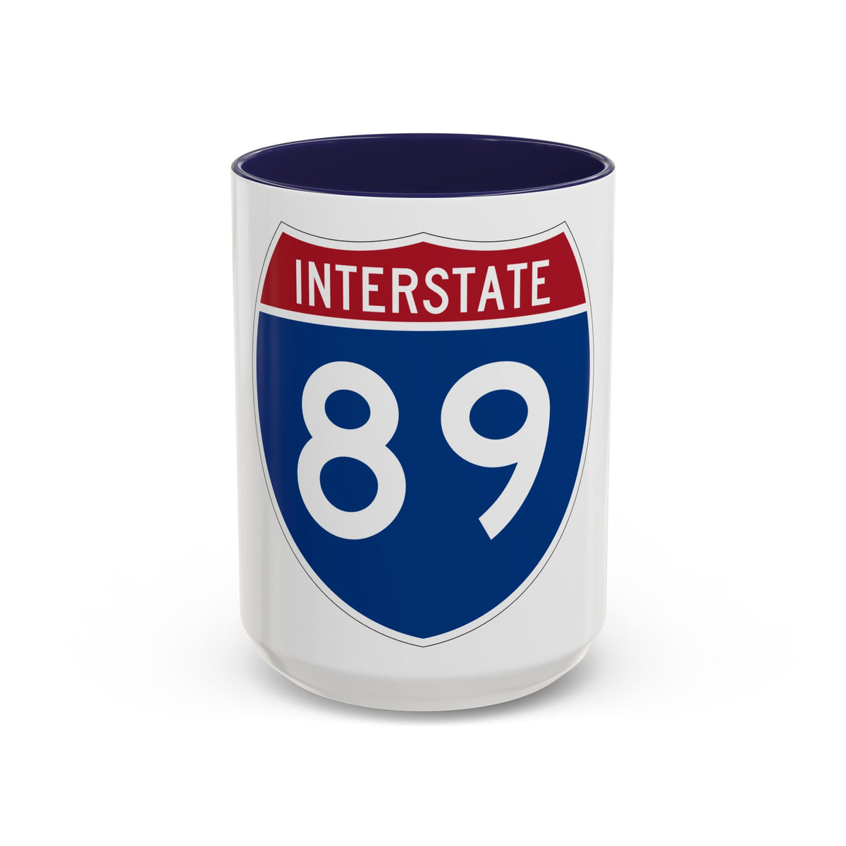 Interstate 89 (U.S. Highways) Accent Coffee Mug