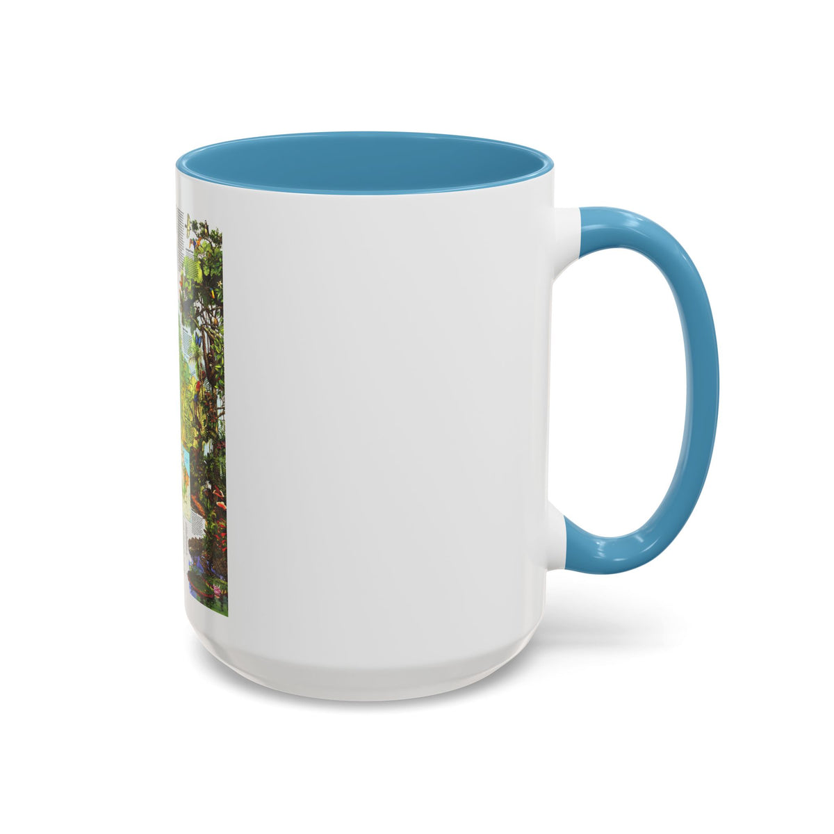 Amazonia - A World Resource at Risk (1992) (Map) Accent Coffee Mug