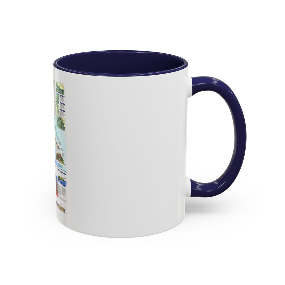USA - Rediscovering Hawaii (1995) (Map) Accent Coffee Mug