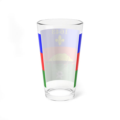 Drapeau de la Guyane (France) Pint Glass 16oz
