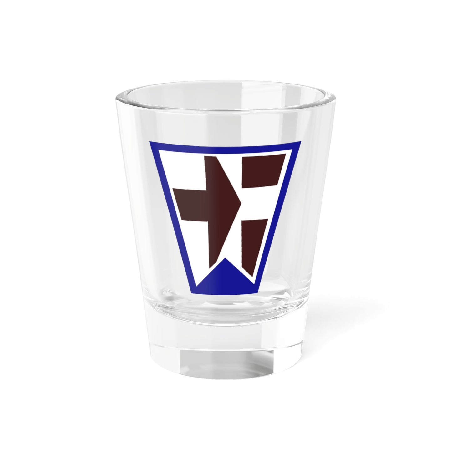 Verre à liqueur de la 112e brigade médicale (armée américaine) 1,5 oz