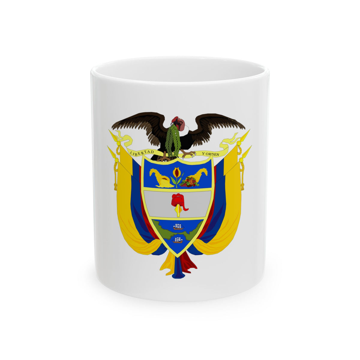 Coat of arms of Colombia 3 - White Coffee Mug
