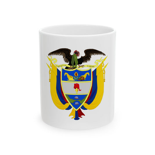 Coat of arms of Colombia 3 - White Coffee Mug