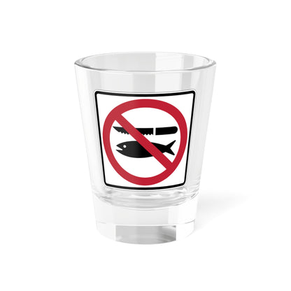 MUTCD-CA PS-093 (California) (Road Sign) Shot Glass 1.5oz