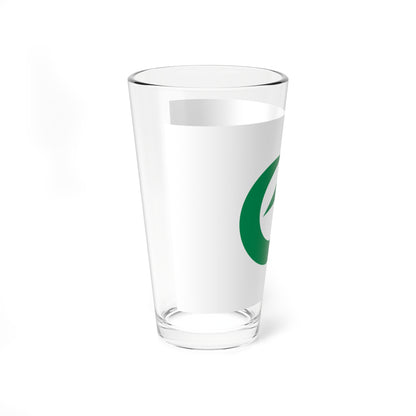 Flag of Higashikagura Hokkaido (Japan) Pint Glass 16oz