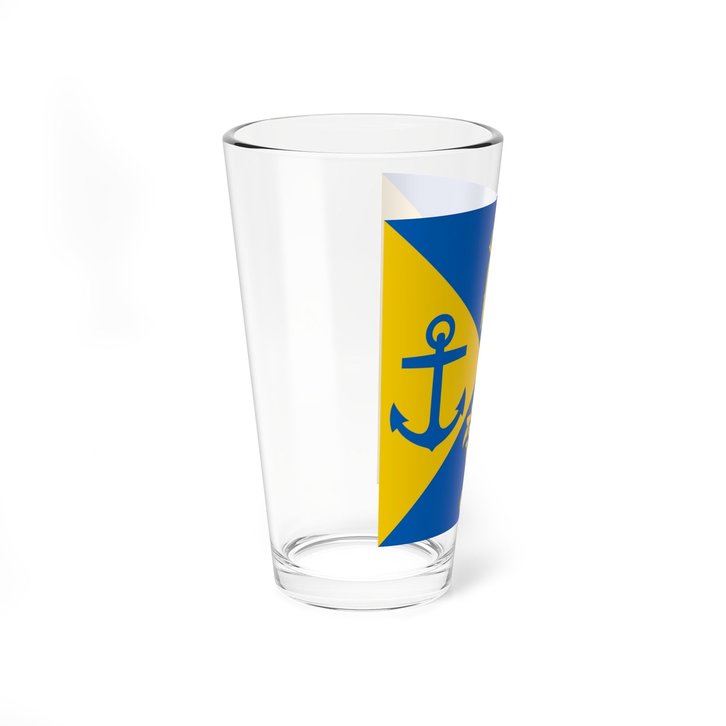 Flag of Oskarshamn (Sweden) Pint Glass 16oz