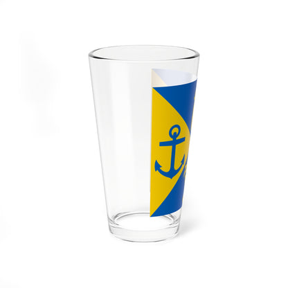 Flag of Oskarshamn (Sweden) Pint Glass 16oz