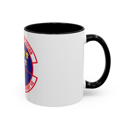 707 Force Support Squadron AFISRA (U.S. Air Force) Accent Coffee Mug