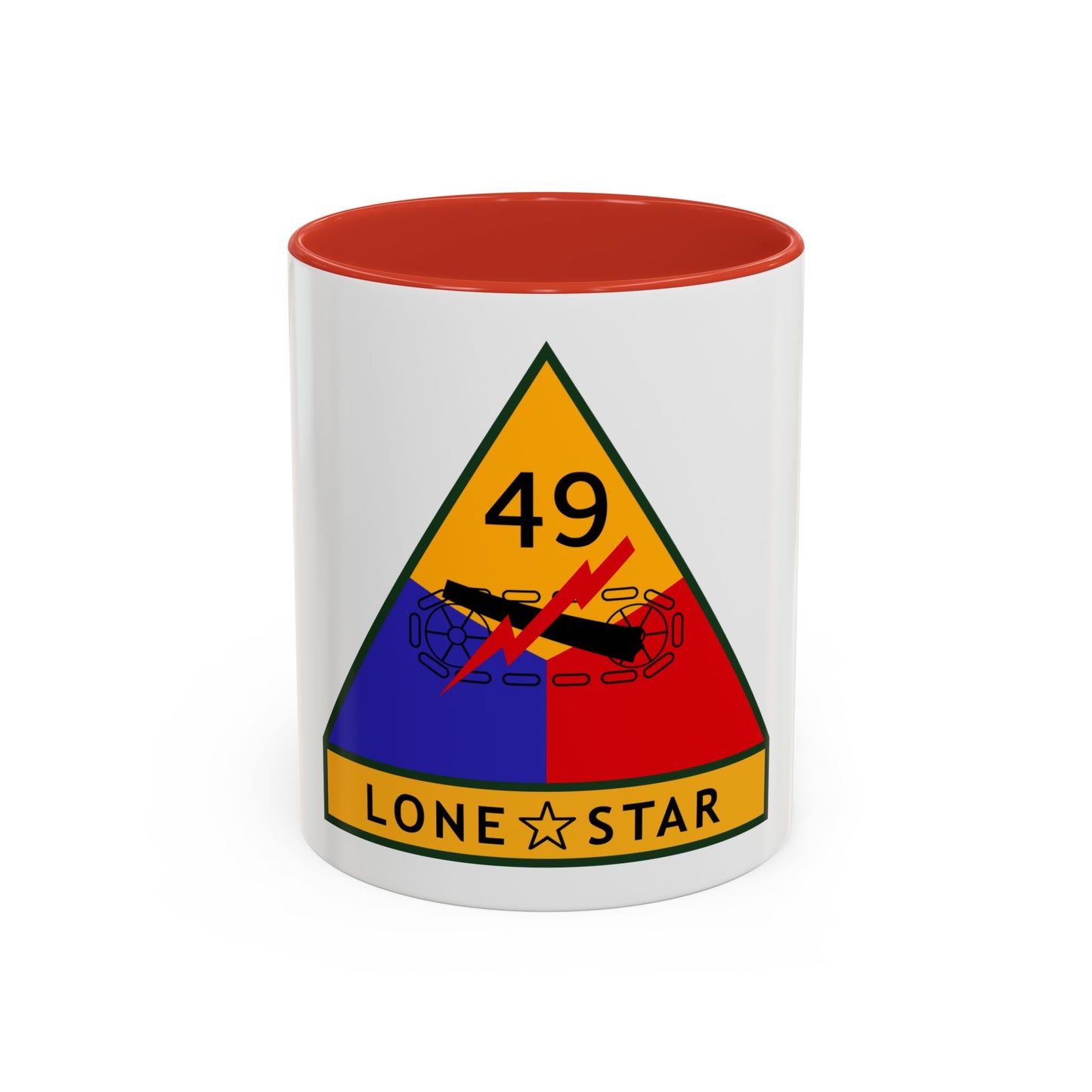49th Armored Division (U.S. Army) Accent Coffee Mug