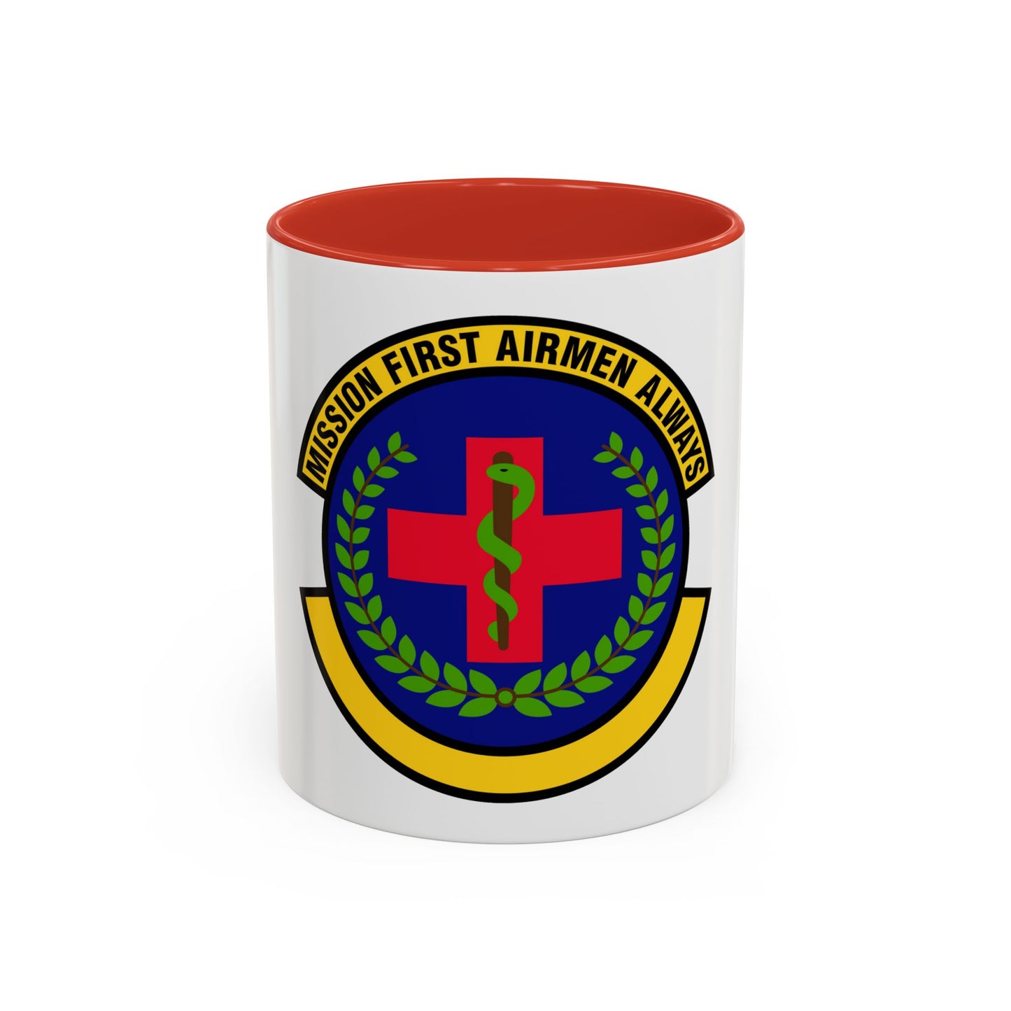 22 Healthcare Operations Squadron AMC (U.S. Air Force) Accent Coffee Mug