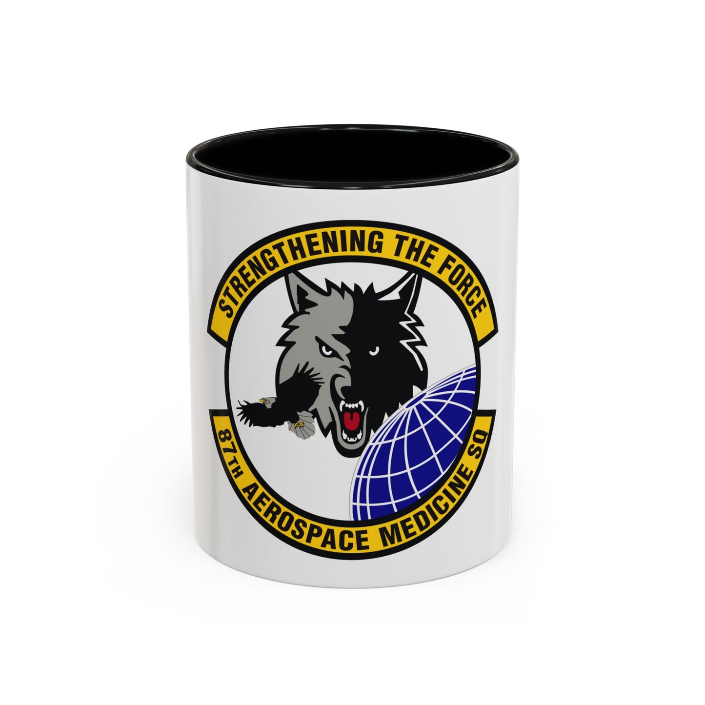 87th Aerospace Medicine Squadron (U.S. Air Force) Accent Coffee Mug
