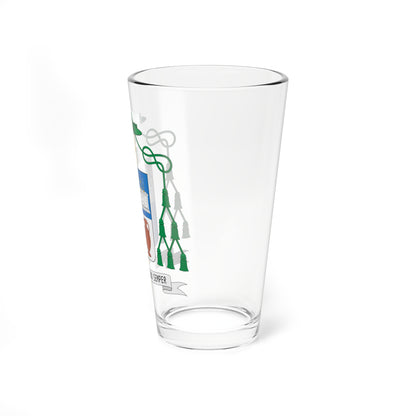 Escudo de Alberto Vera Aréjula (Spain) (Coat of Arms) Pint Glass 16oz