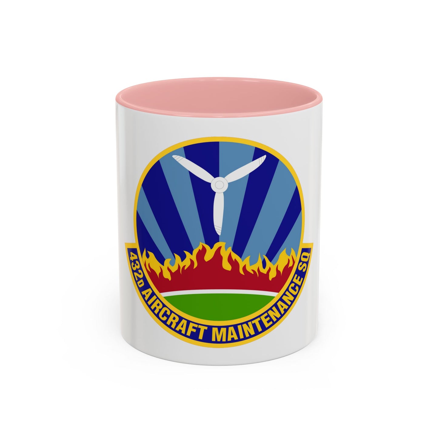 432d Aircraft Maintenance Squadron (U.S. Air Force) Accent Coffee Mug
