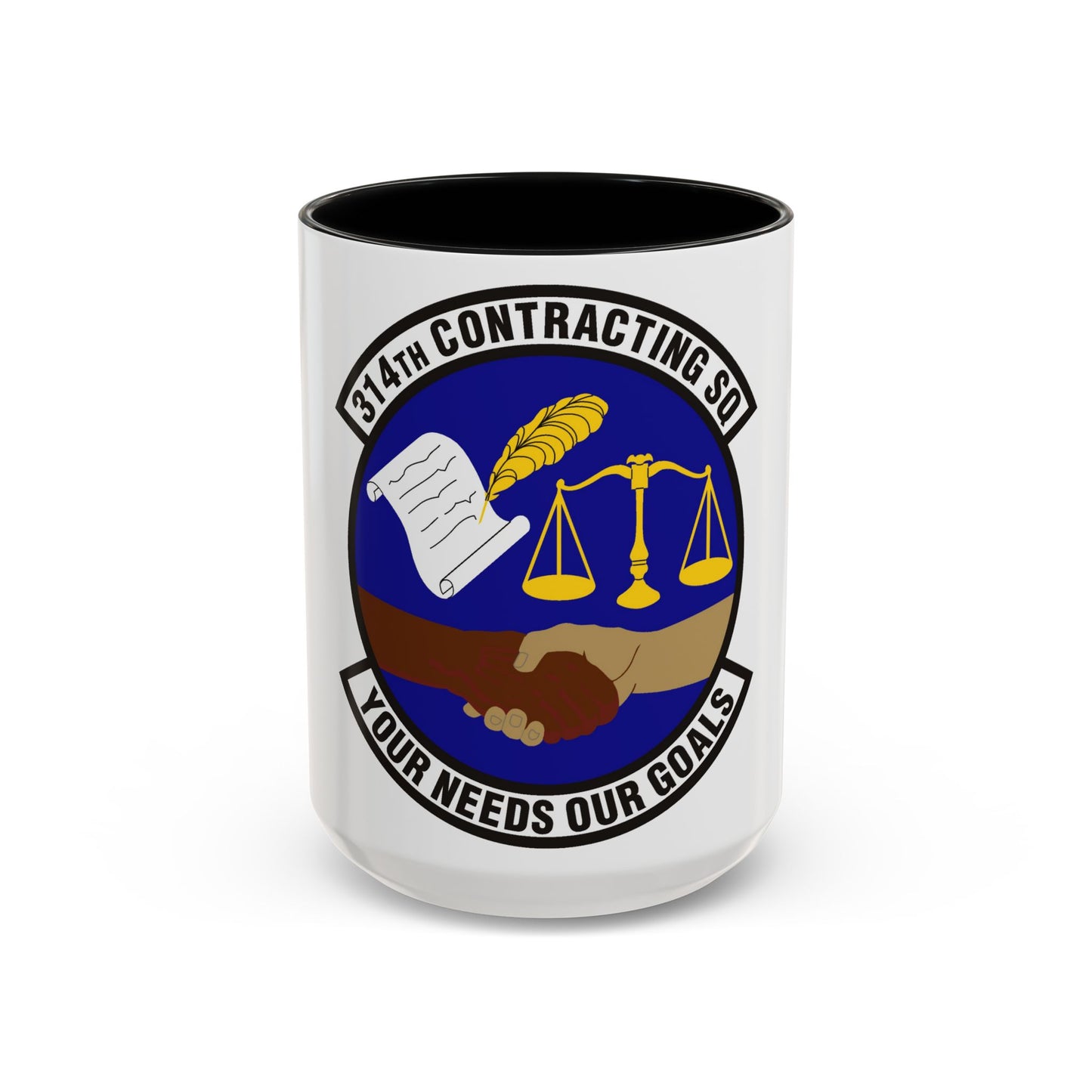 314th Contracting Squadron (U.S. Air Force) Accent Coffee Mug