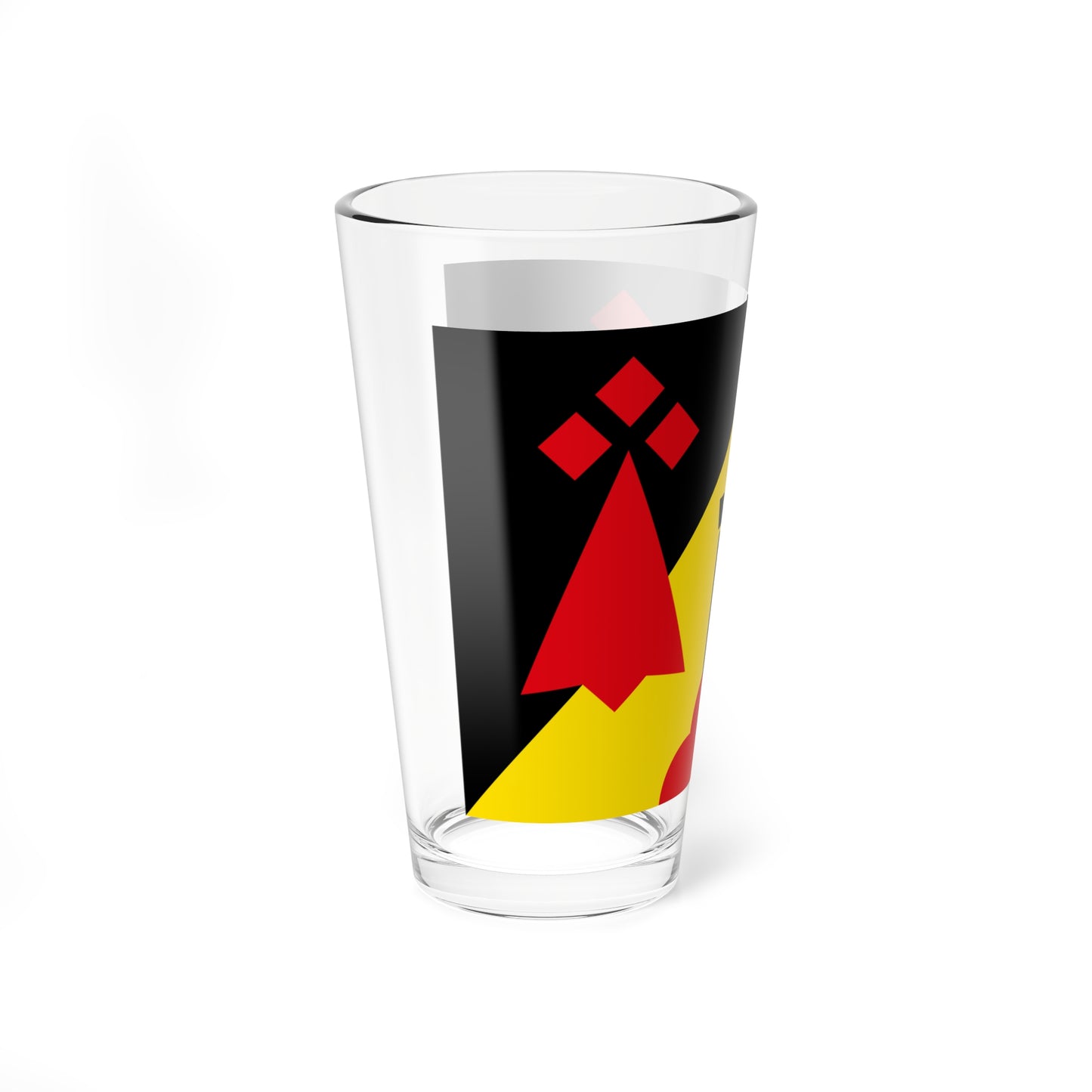 Pays de Calanhel traditional district flag (France) Pint Glass 16oz